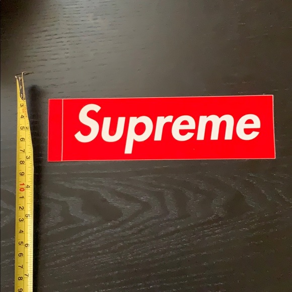 Authentic Supreme box logo sticker - Picture 3 of 5